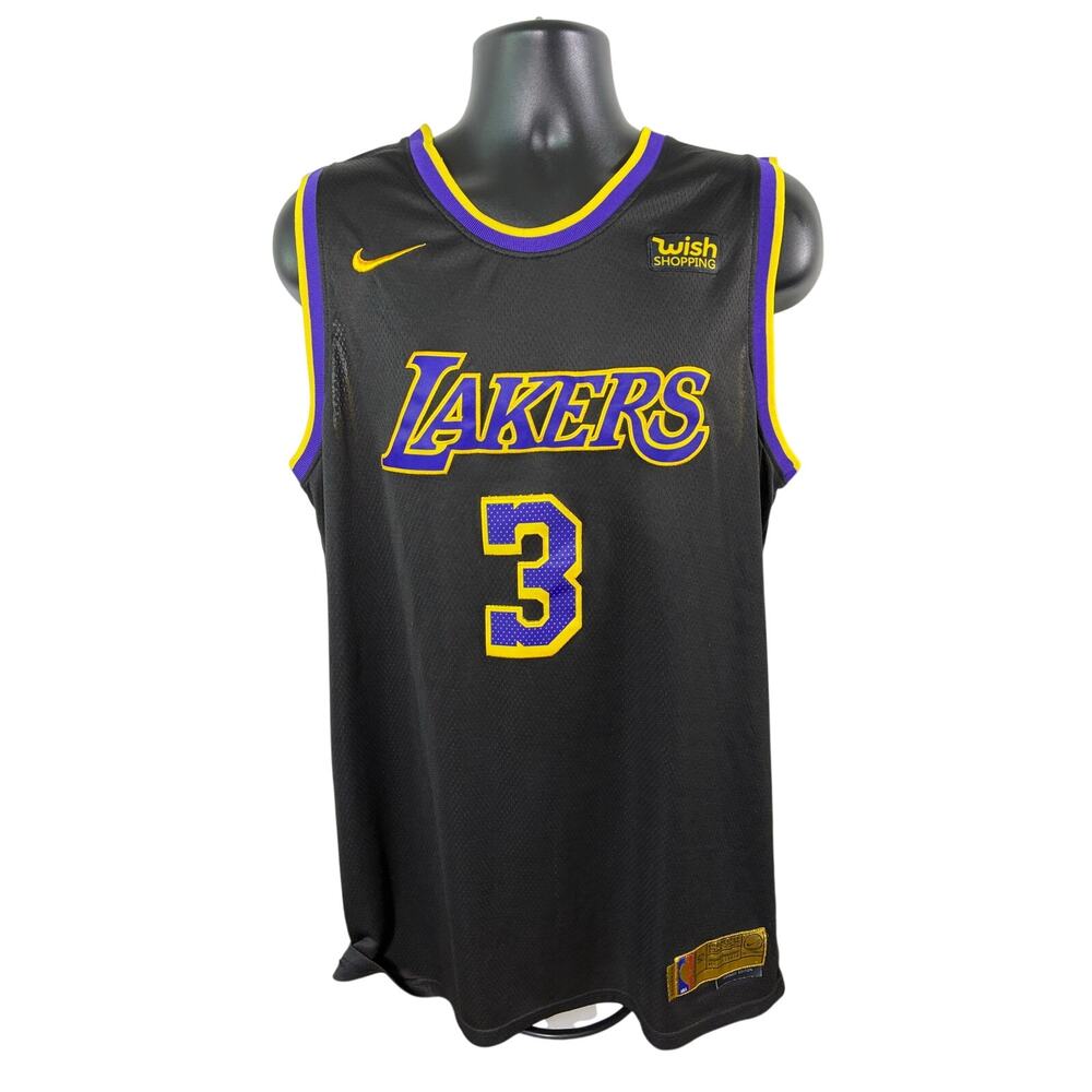 Nike Lakers Anthony Davis #3 Earned Jersey XL 52